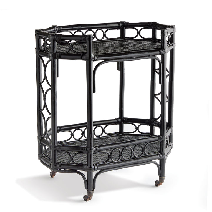 RAELYN BAR CART - Black