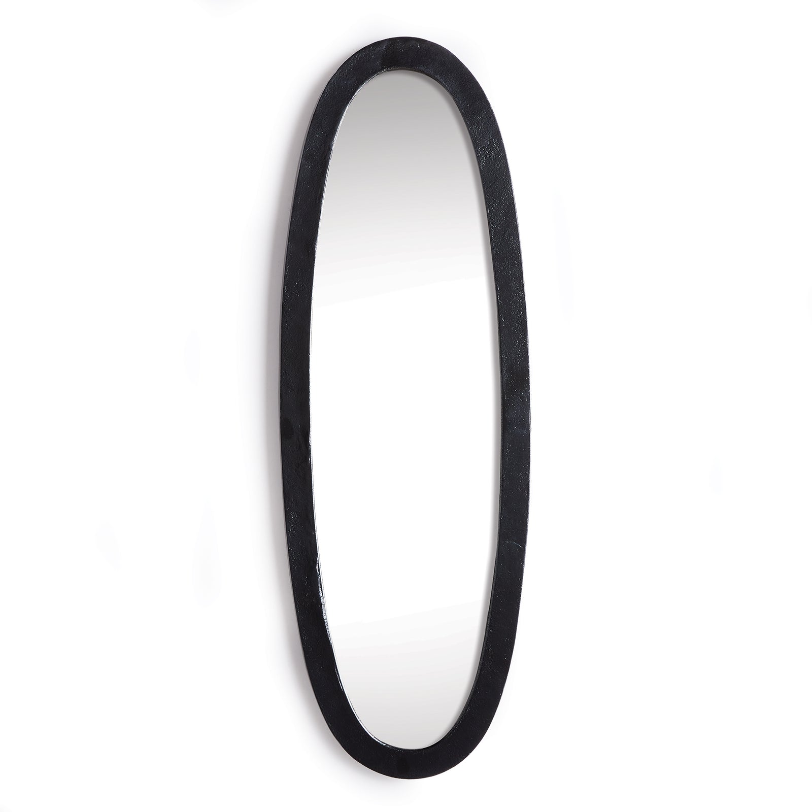 LAMELLE OVAL MIRROR - Black