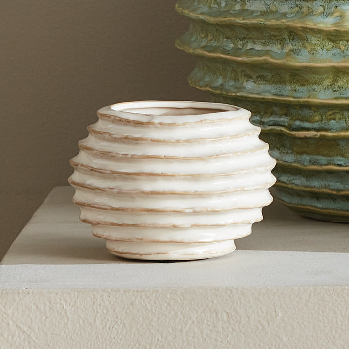 AVANI POT SMALL - White
