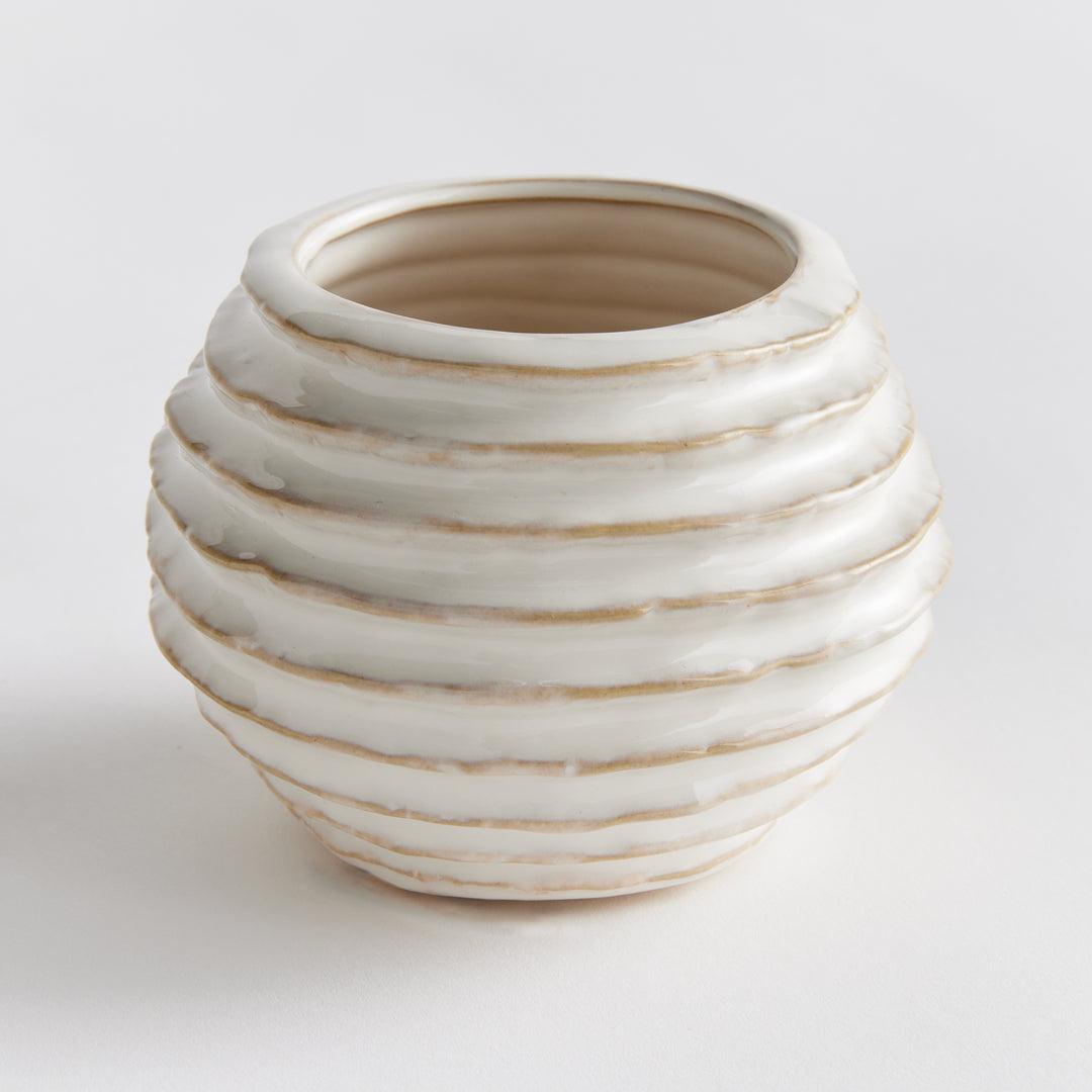 AVANI POT SMALL - White