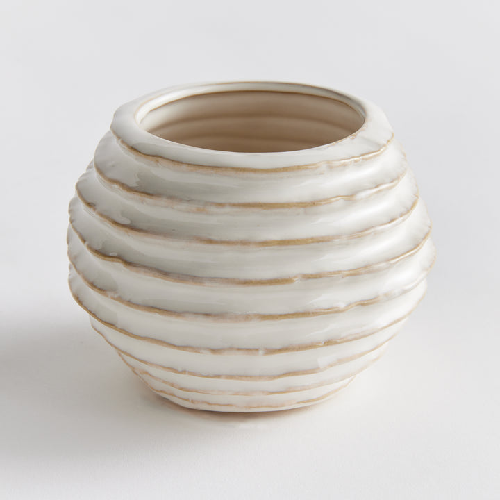 AVANI POT SMALL - White