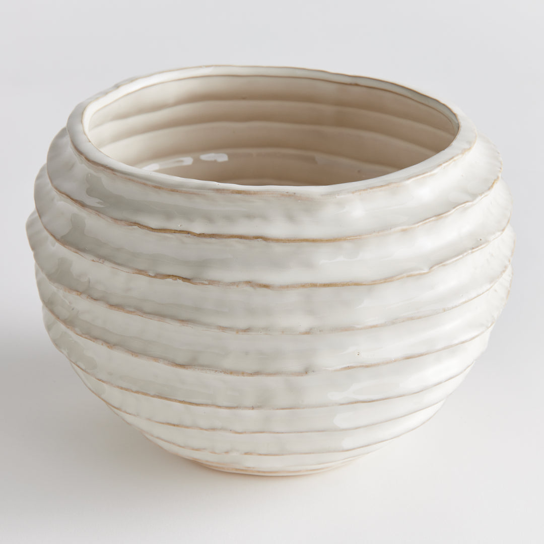AVANI POT LARGE - White