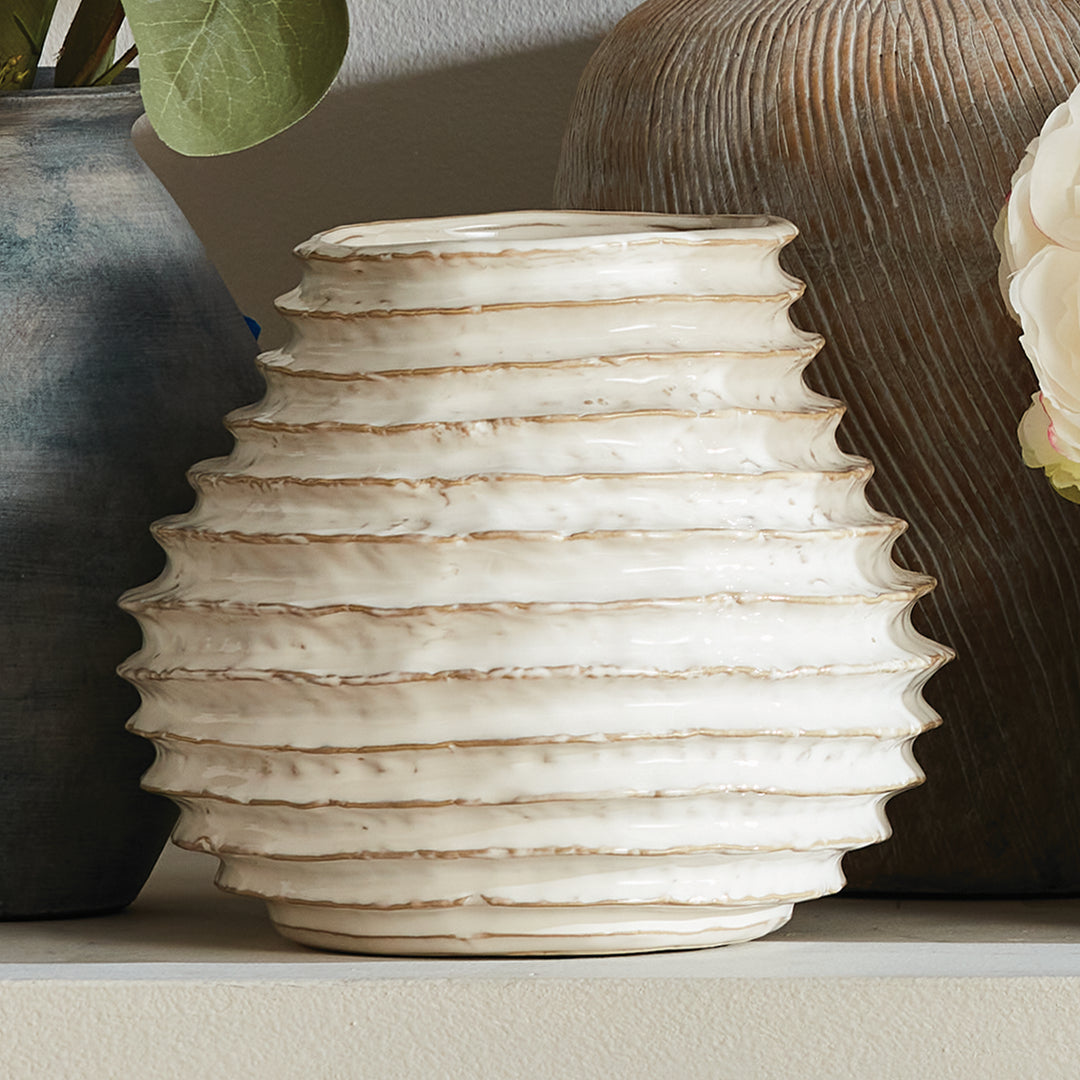 AVANI VASE SMALL - White