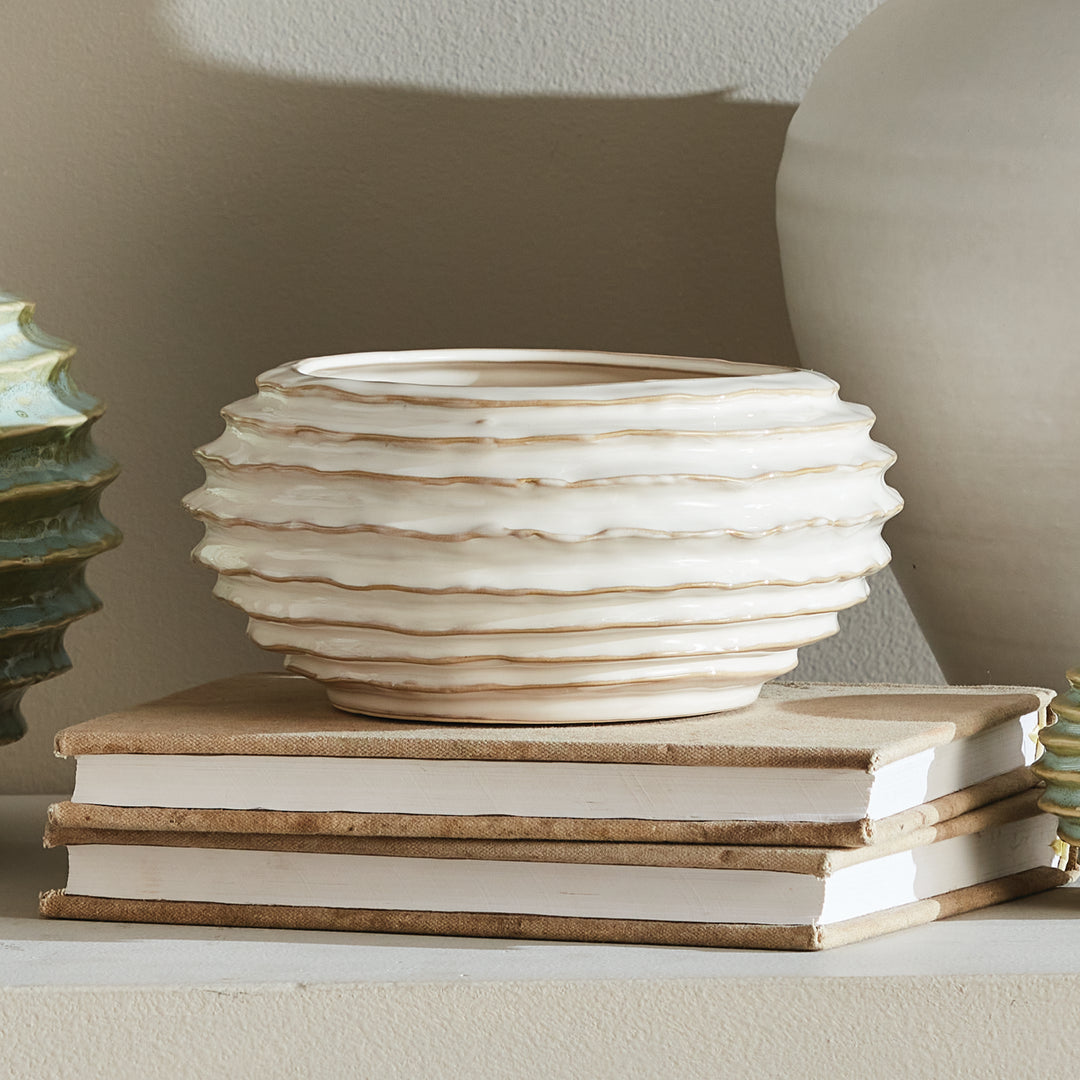 AVANI DECORATIVE BOWL - White