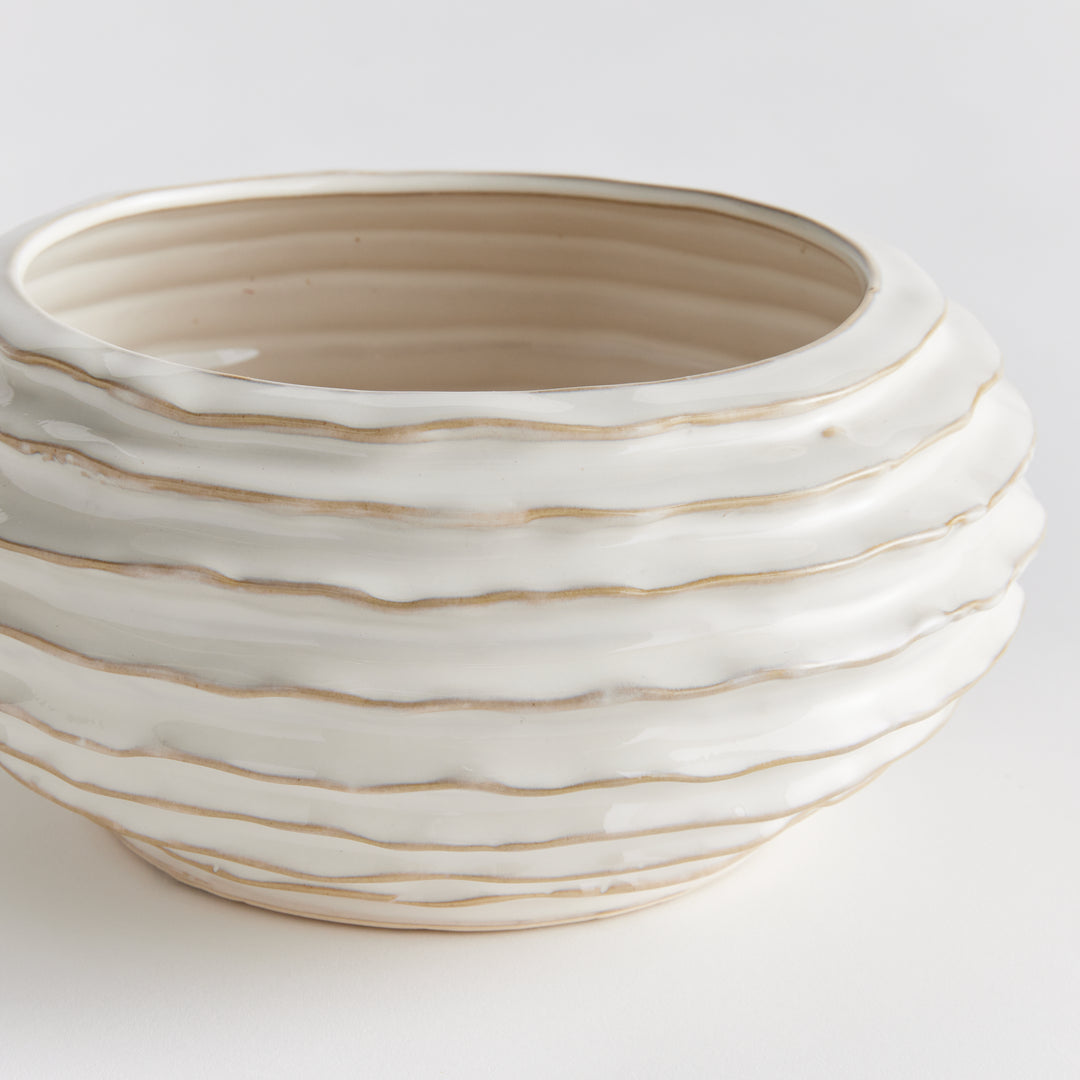 AVANI DECORATIVE BOWL - White