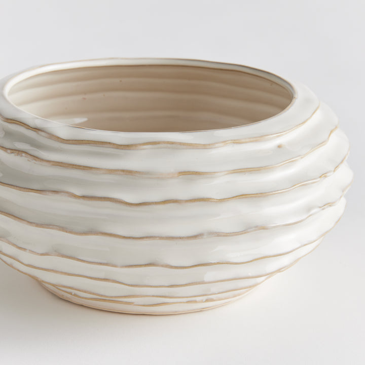 AVANI DECORATIVE BOWL - White