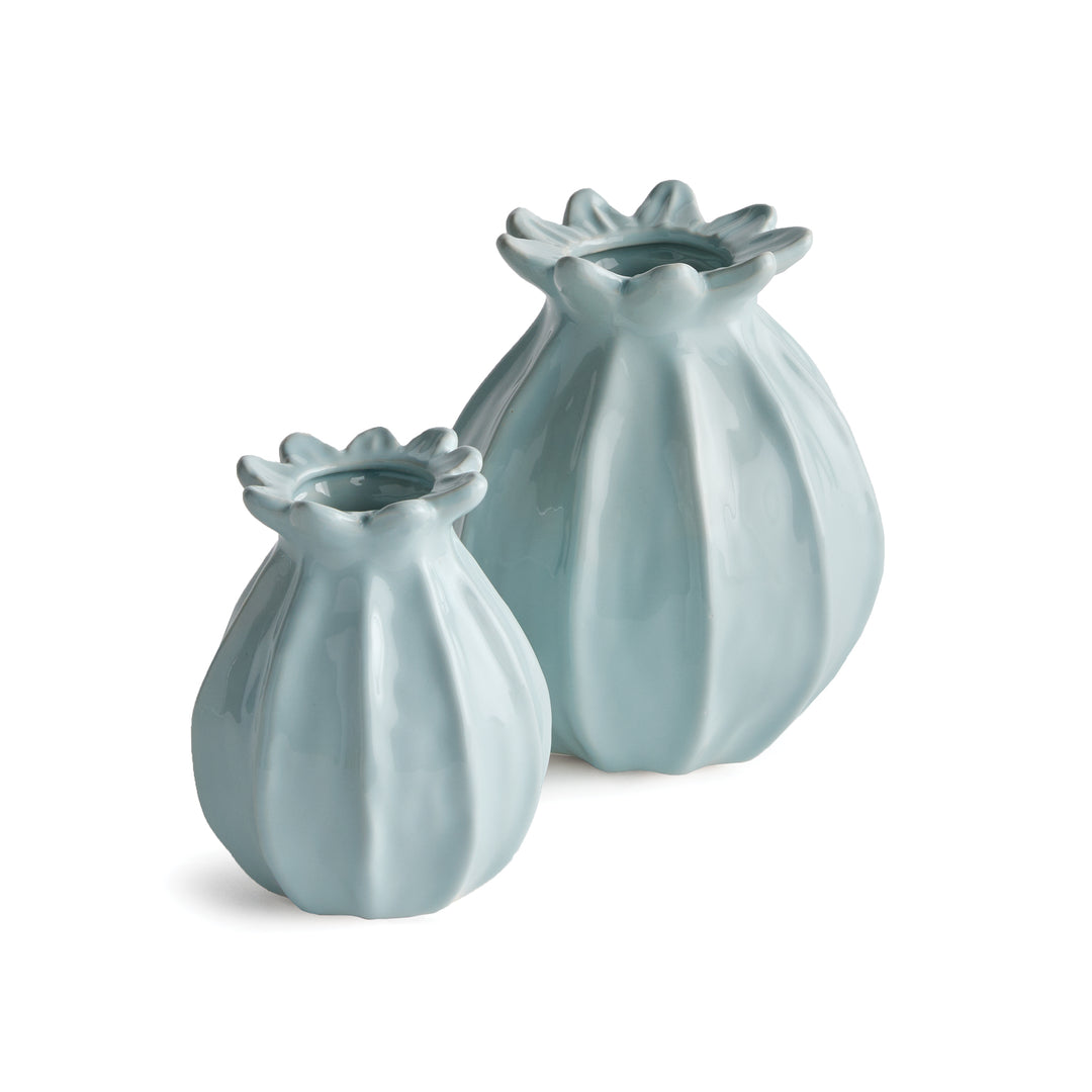LAVINIA BUD VASES, SET OF 2 - Blue