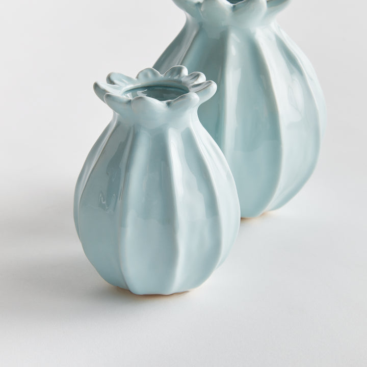 LAVINIA BUD VASES, SET OF 2 - Blue