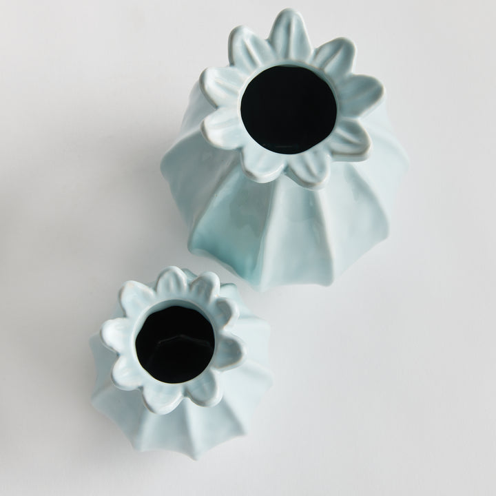 LAVINIA BUD VASES, SET OF 2 - Blue