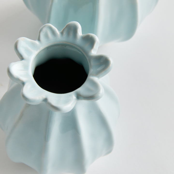 LAVINIA BUD VASES, SET OF 2 - Blue