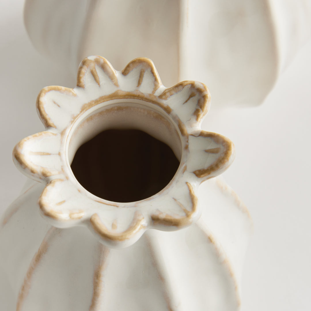 LAVINIA BUD VASES, SET OF 2 - White