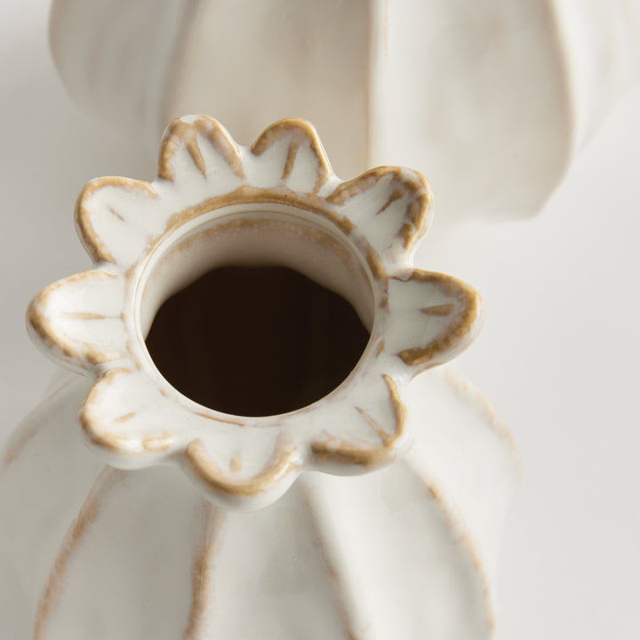 LAVINIA BUD VASES, SET OF 2 - White