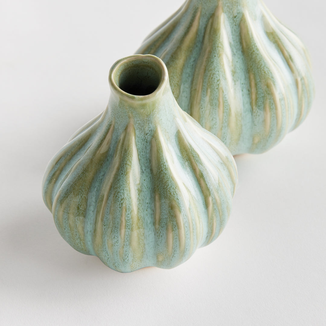 ALBURY BUD VASES, SET OF 2 - Green