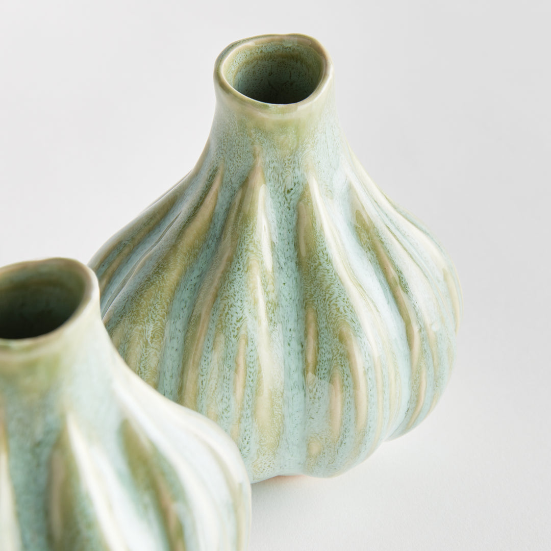 ALBURY BUD VASES, SET OF 2 - Green