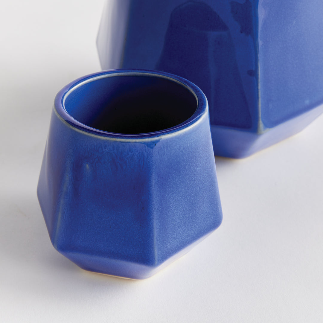 APEX POTS, SET OF 2 - Blue