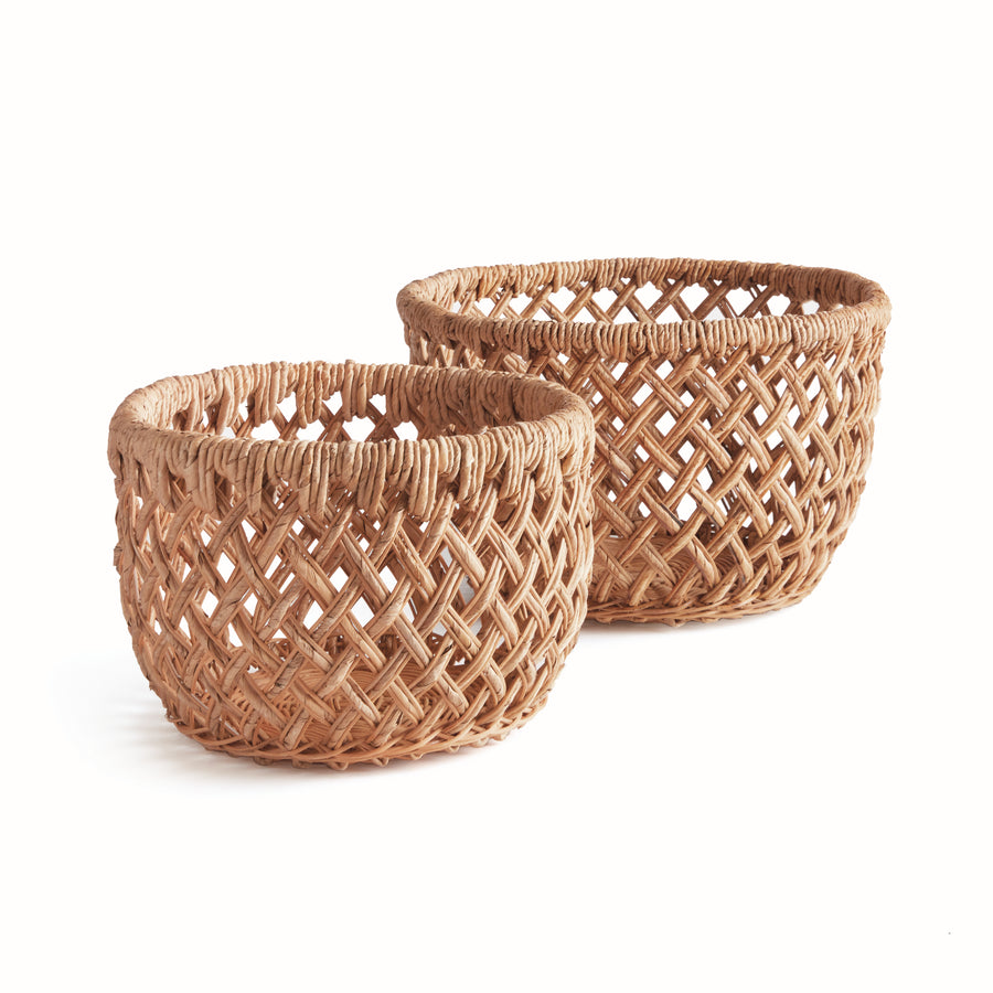 Emlyn Rattan Basket Set