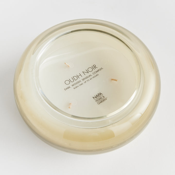 OUDH NOIR 3-WICK CANDLE BOWL