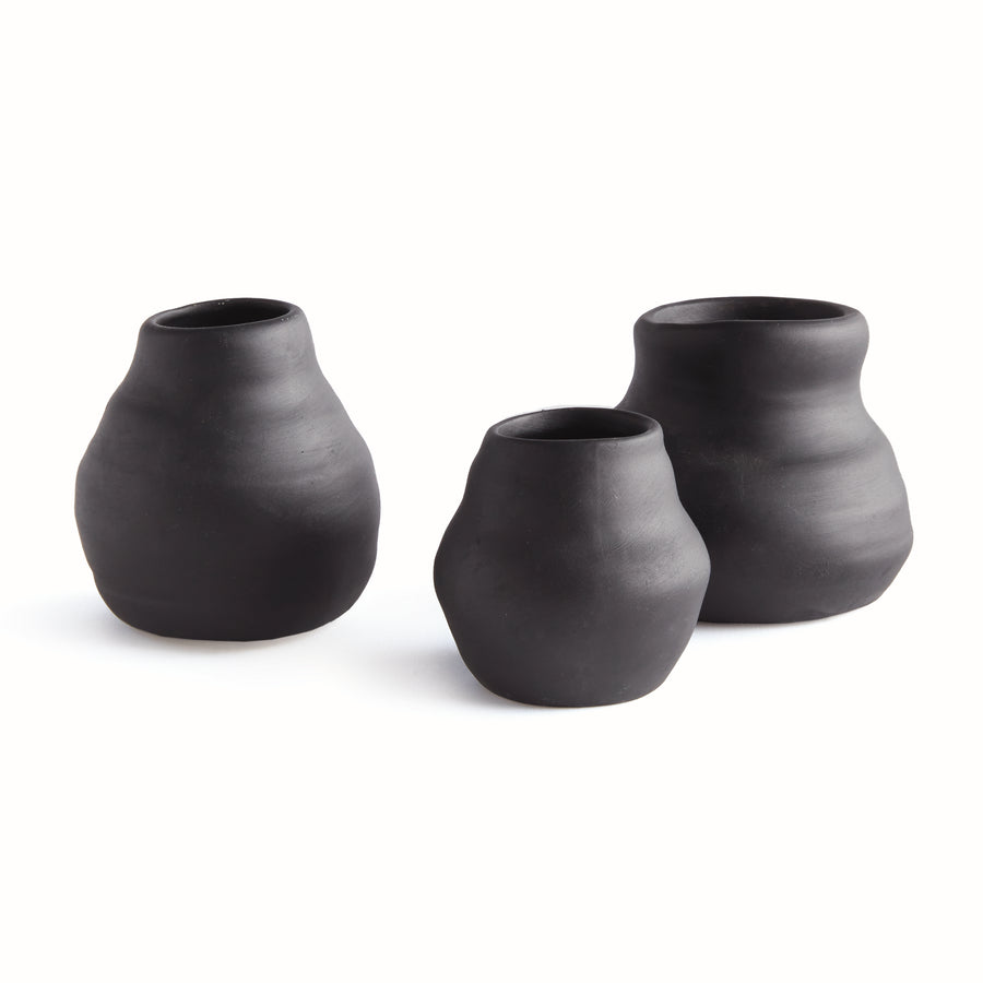 Tabitha Bud Vases, Black