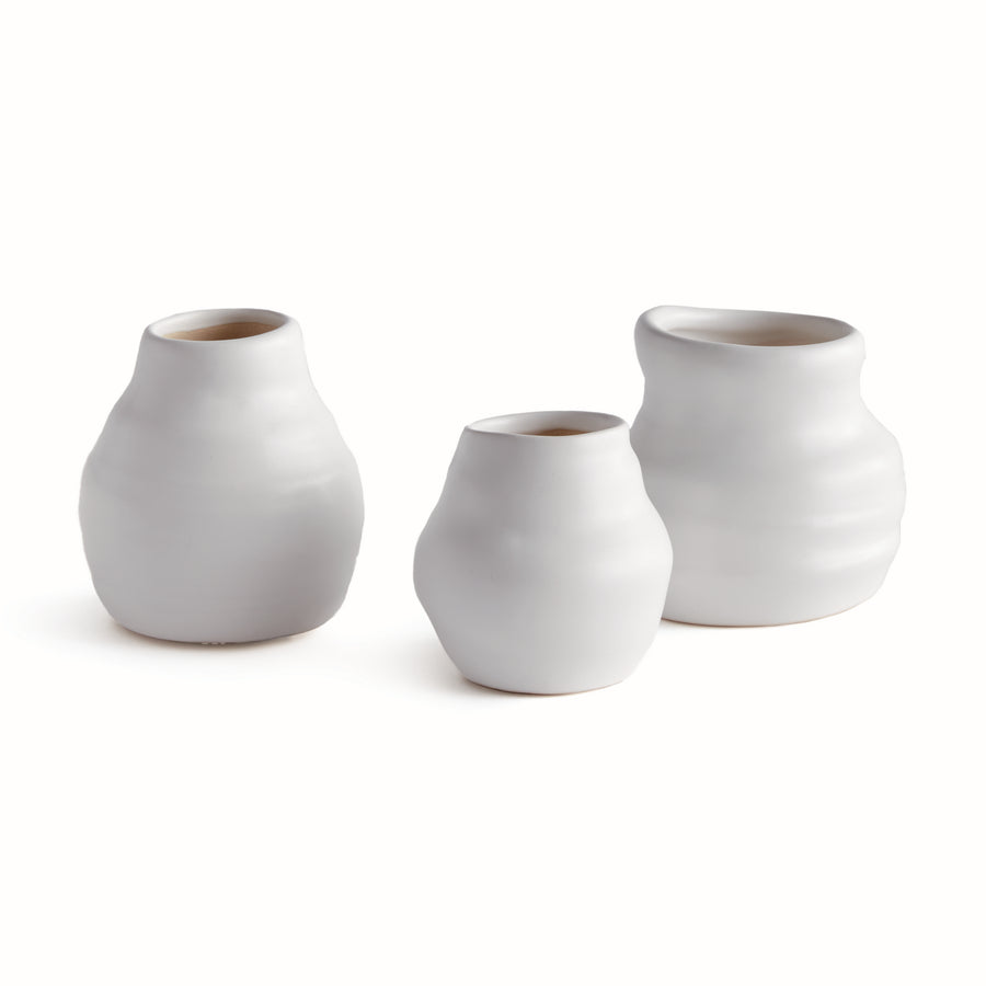 Tabitha Bud Vases, White