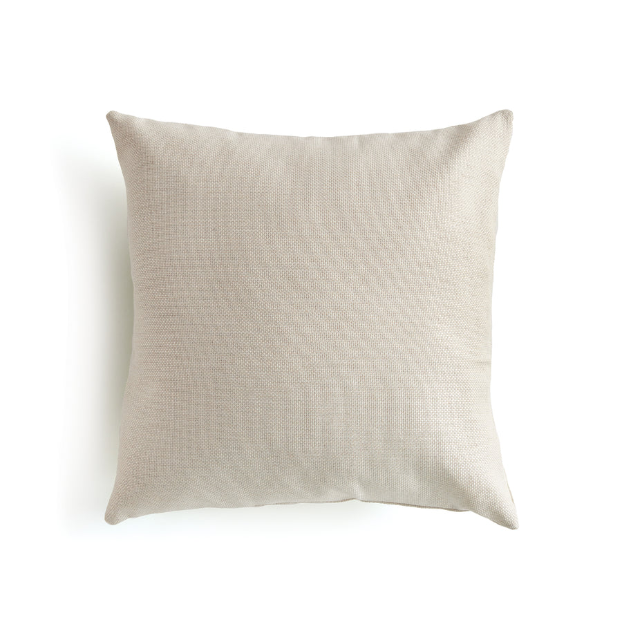 GAGE SQUARE INDOOR-OUTDOOR PILLOW 20" - Cream