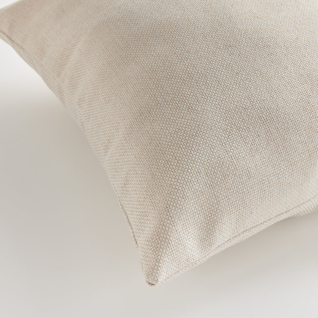 GAGE SQUARE INDOOR-OUTDOOR PILLOW 20" - Cream