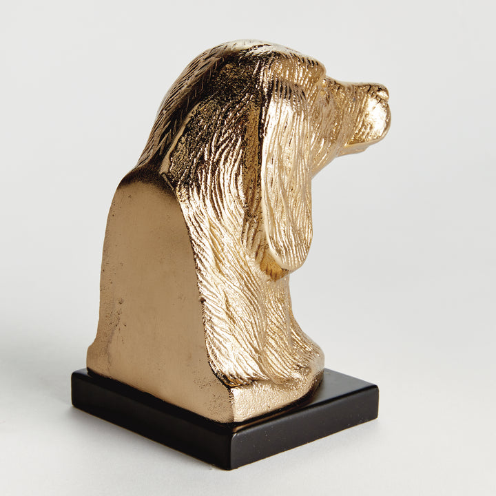 DISTINGUISHED DOG BUST SCULPTURE