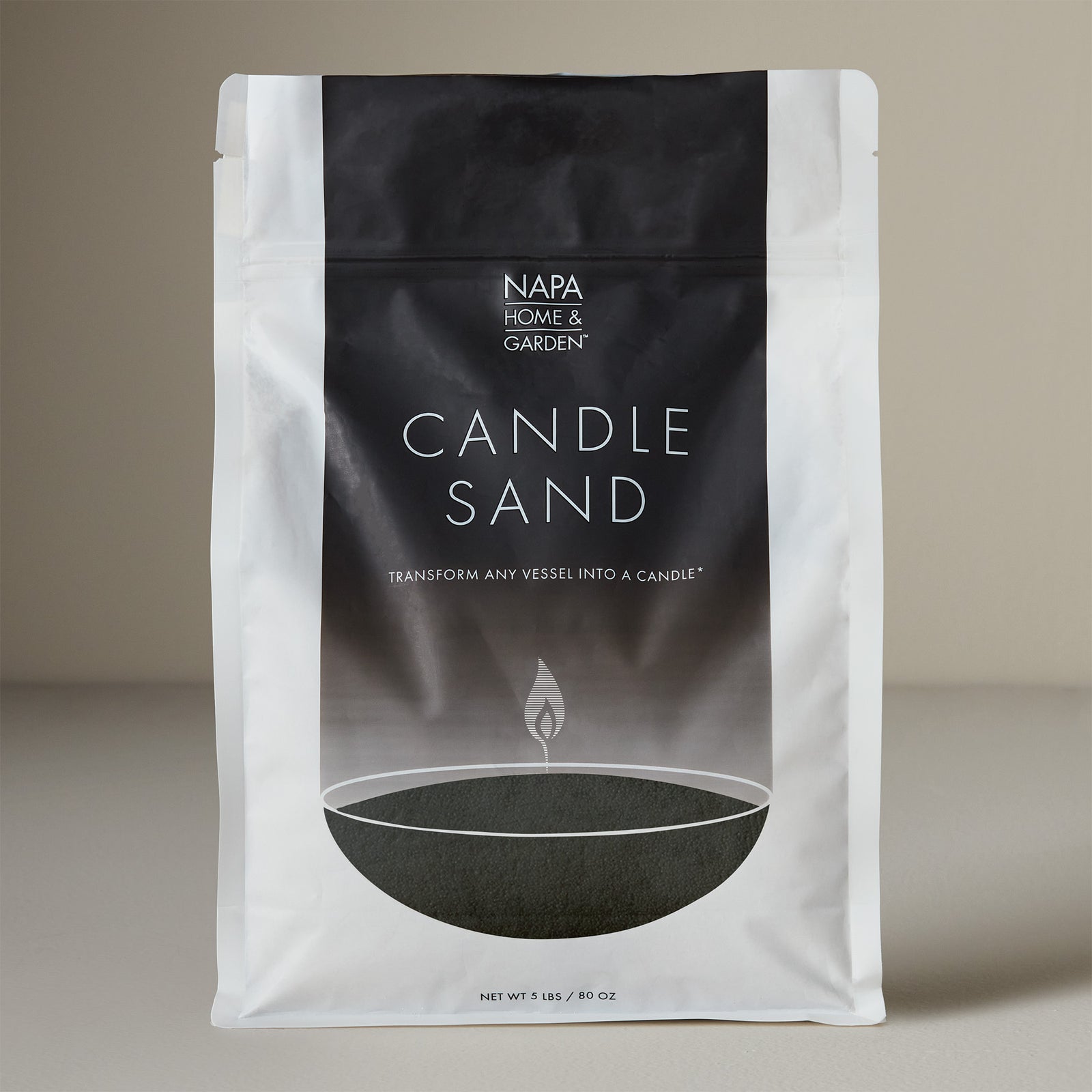 CANDLE SAND 80 OZ - Noir