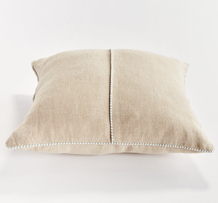 MATTEO PILLOW 24" - Flax/Green