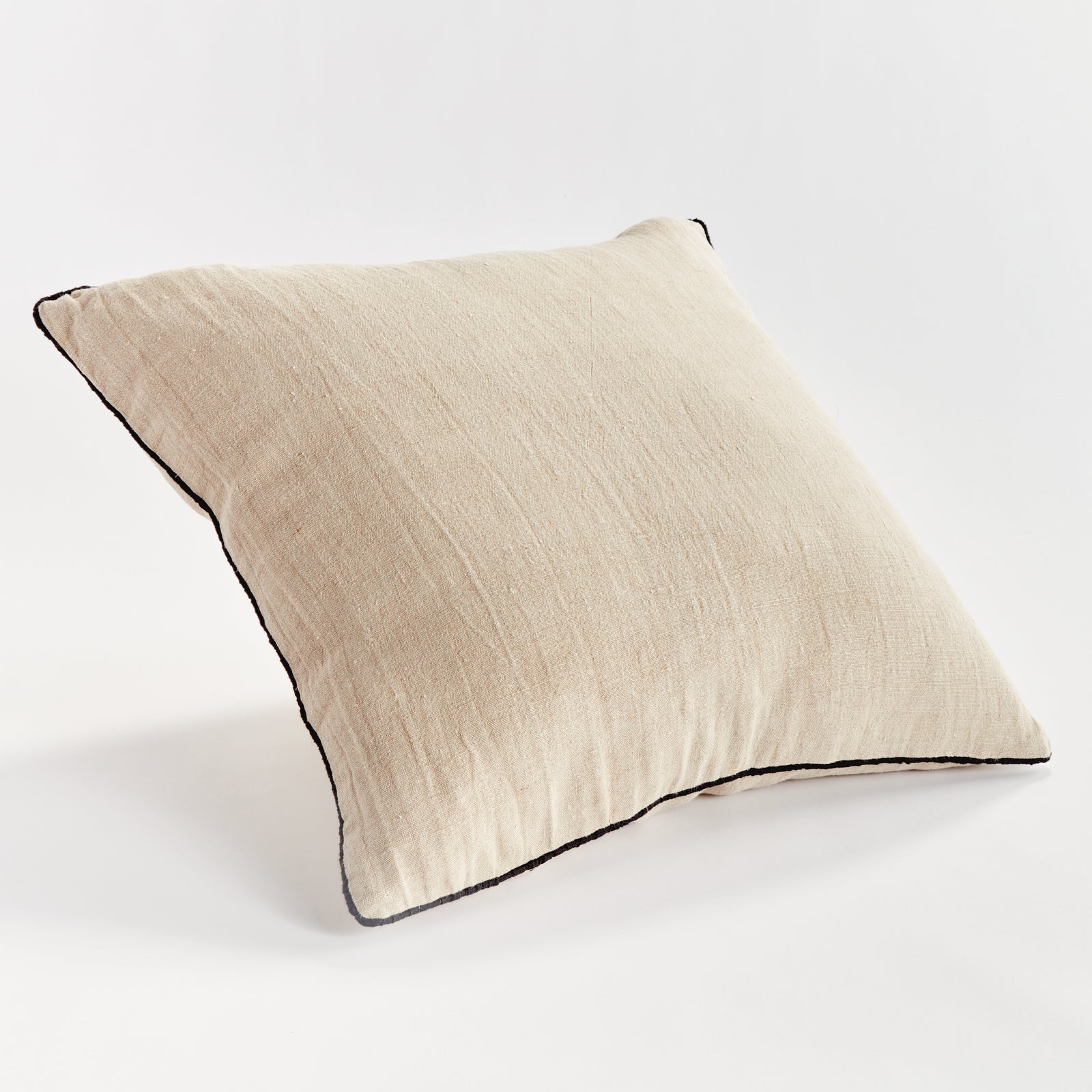 ELIAS PILLOW 24" - Flax/Black