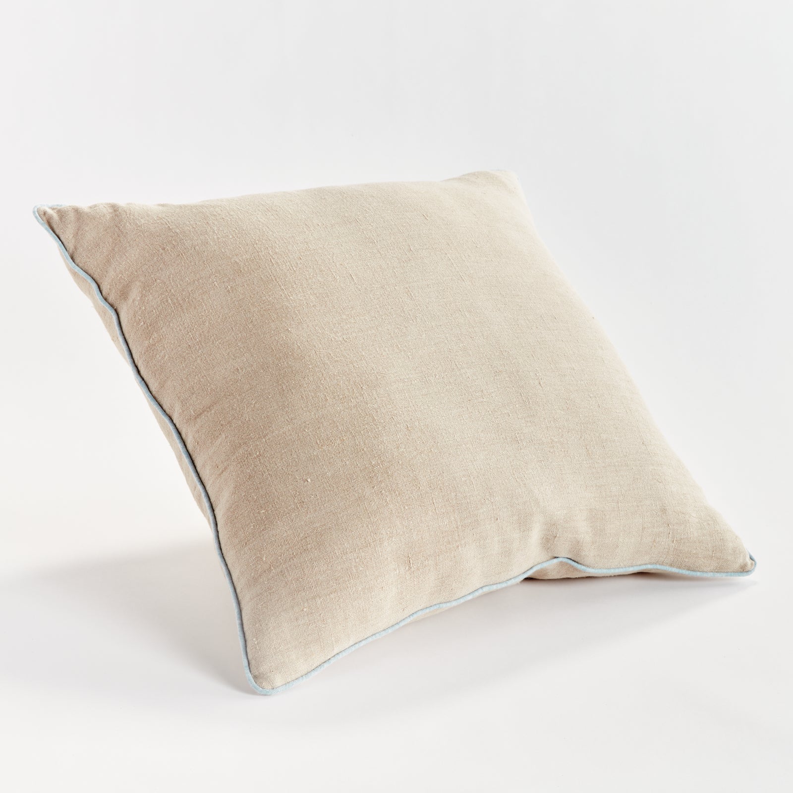 ELIAS PILLOW 24" - Flax/Blue