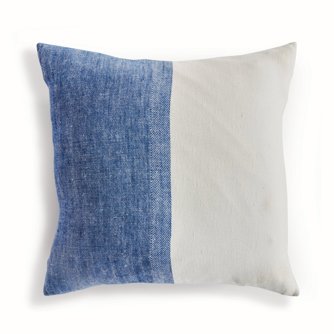 JULES PILLOW 24" - Navy/Flax