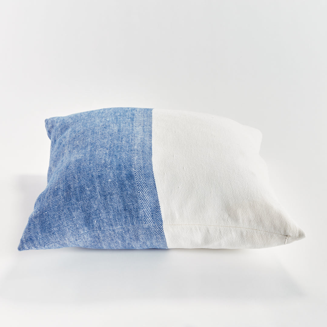 JULES PILLOW 24" - Navy/Flax