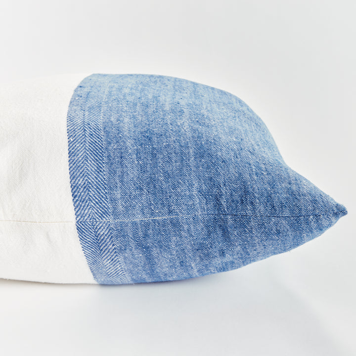 JULES PILLOW 24" - Navy/Flax