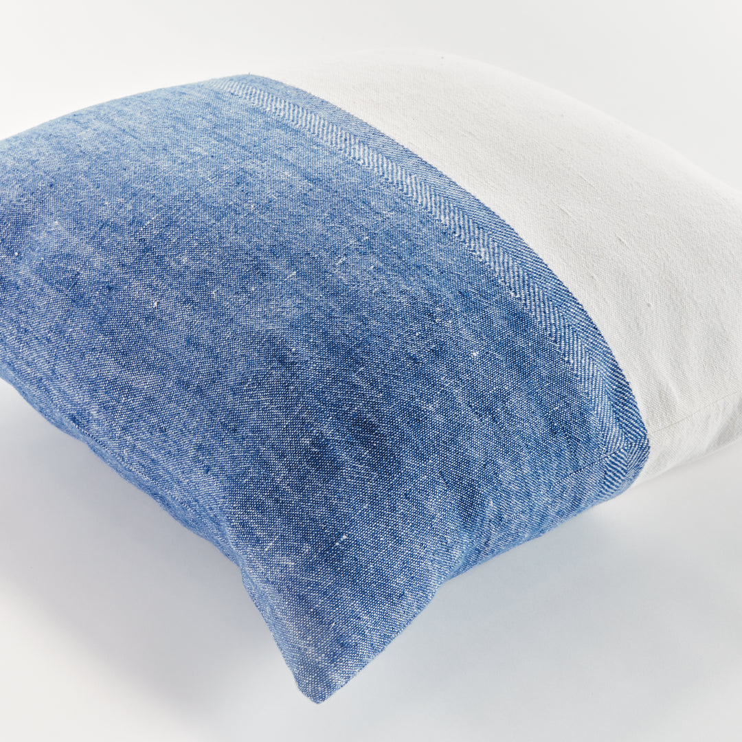 JULES PILLOW 24" - Navy/Flax