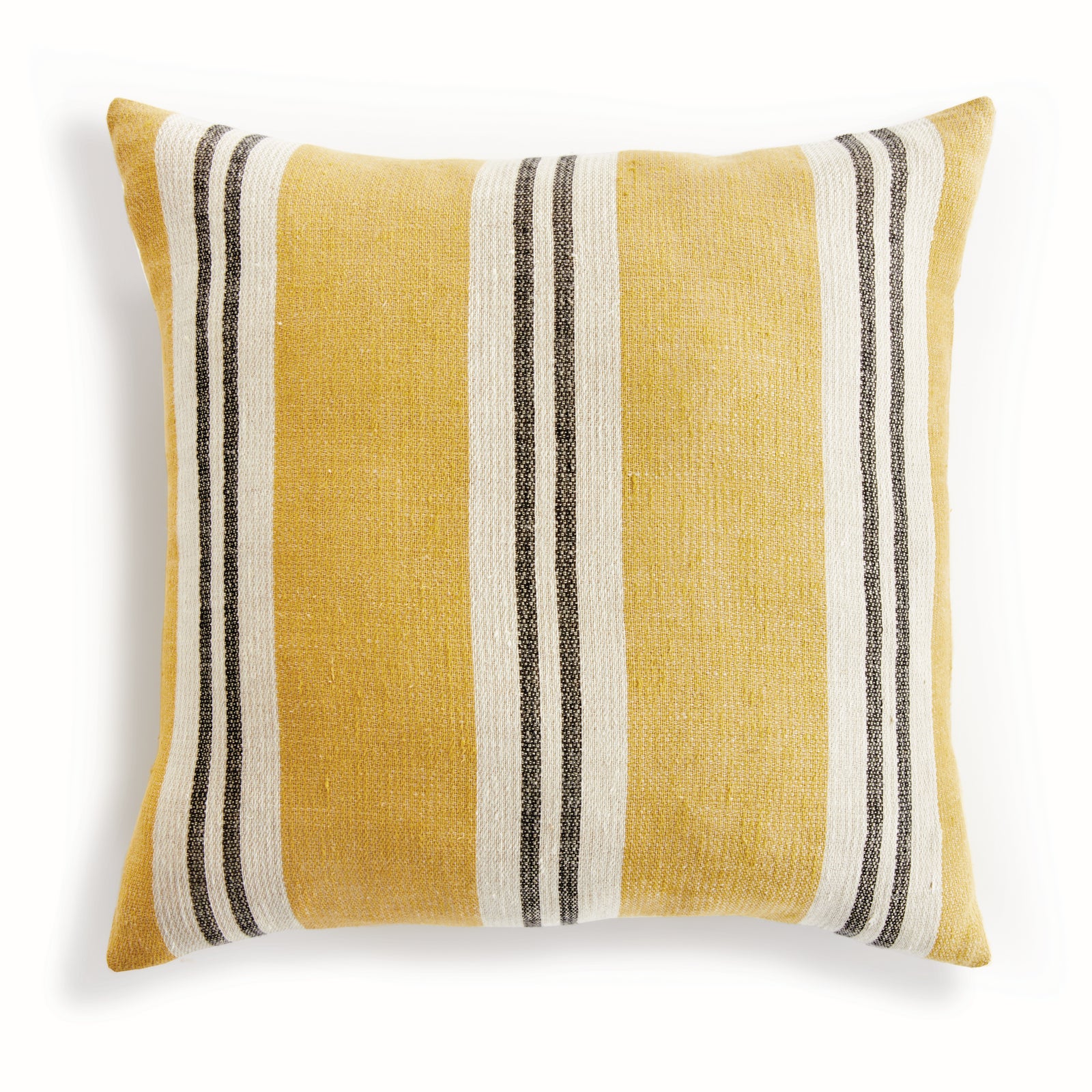 THEO PILLOW 24" - Ochre/Charcoal