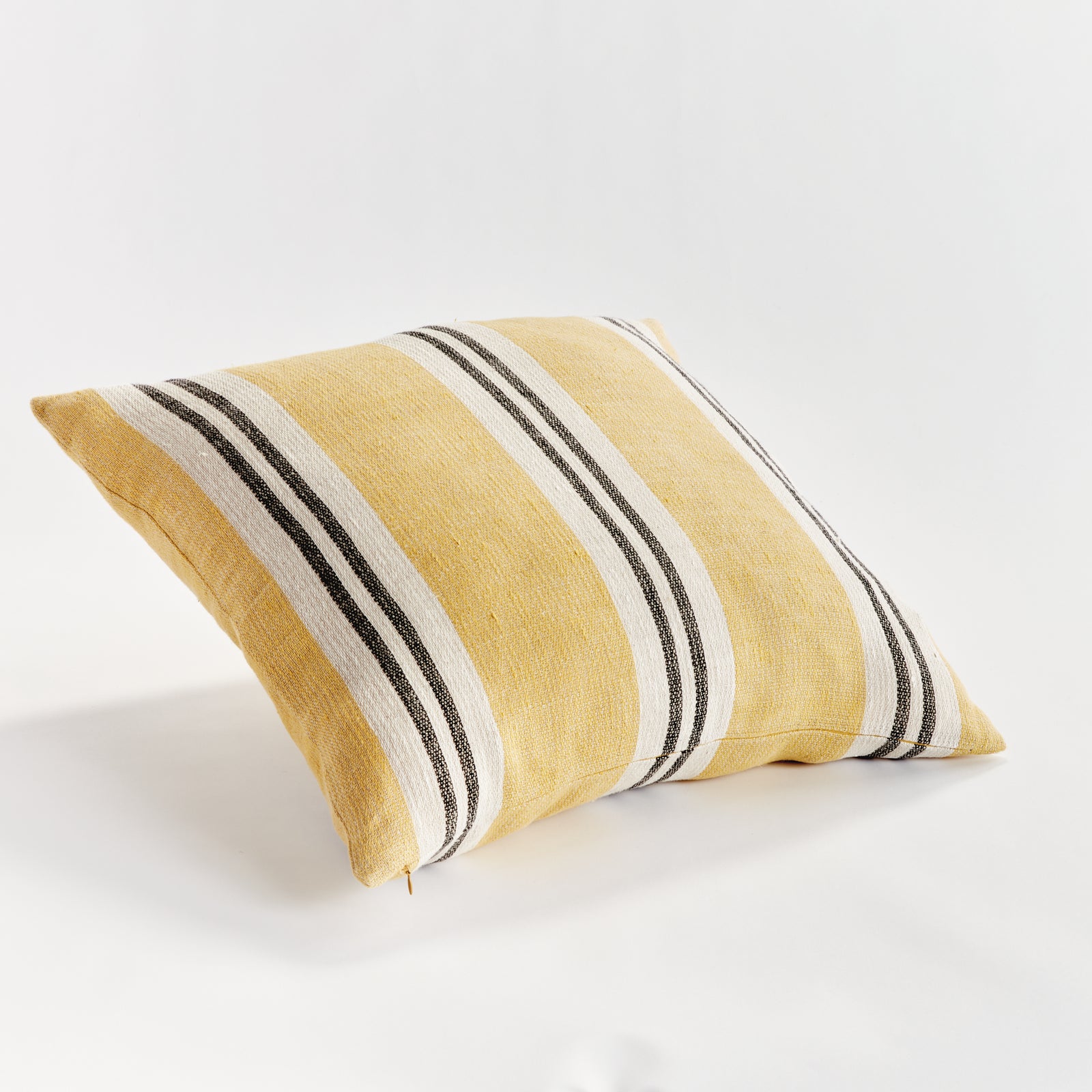 THEO PILLOW 24" - Ochre/Charcoal