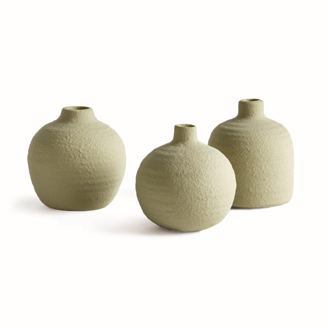 JORDAN BUD VASES, SET OF 3 - Leaf