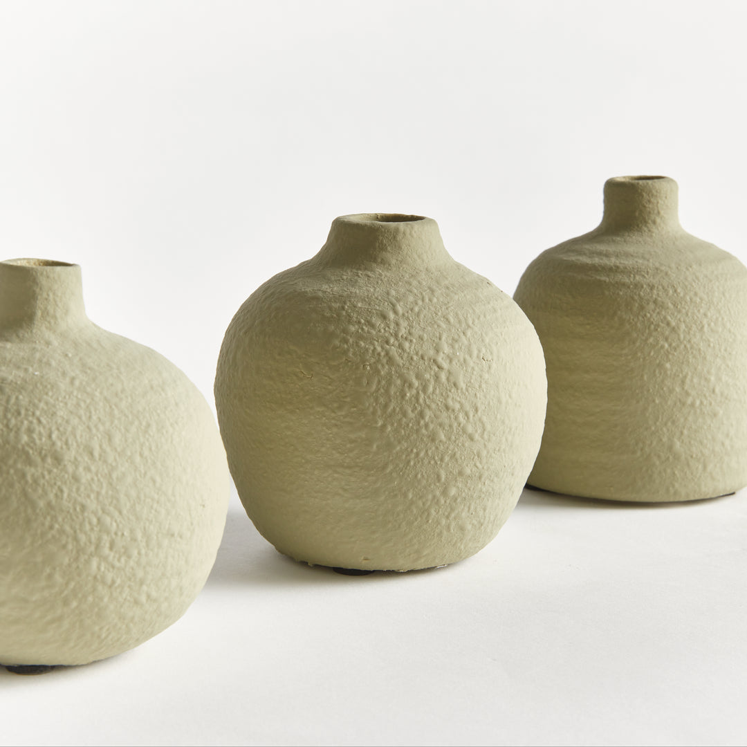 JORDAN BUD VASES, SET OF 3 - Leaf