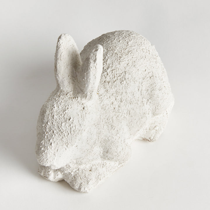 WEATHERED GARDEN RABBIT LARGE - Weathered Limestone Finish