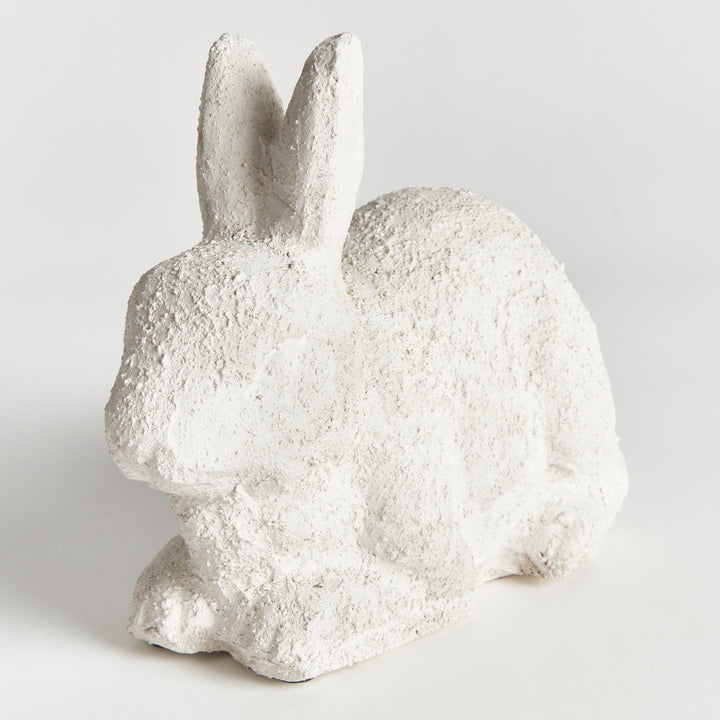 WEATHERED GARDEN RABBIT LARGE - Weathered Limestone Finish