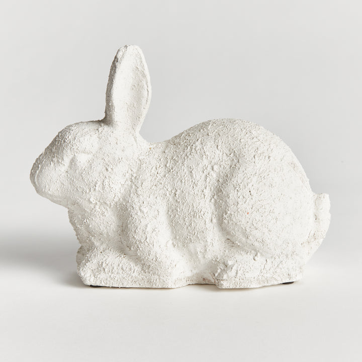 WEATHERED GARDEN RABBIT LARGE - Weathered Limestone Finish