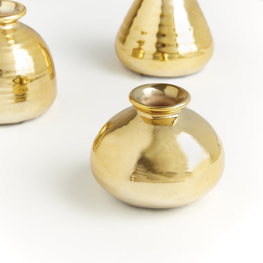 TINSLEY BUD VASES, SET OF 3