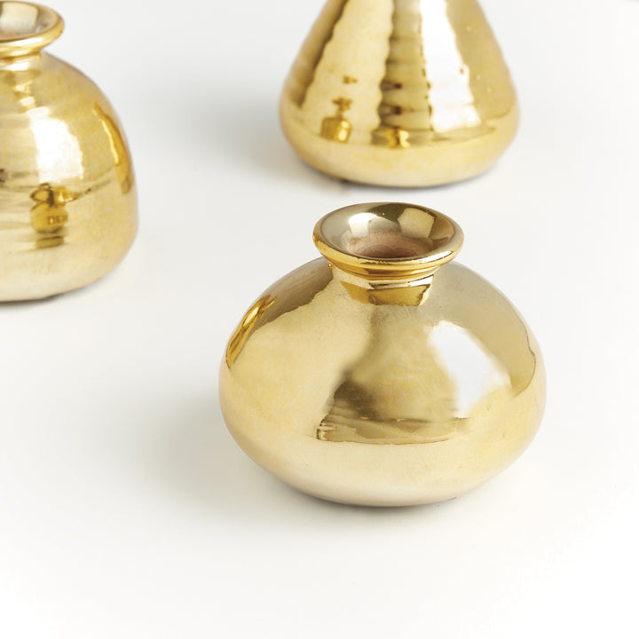 TINSLEY BUD VASES, SET OF 3