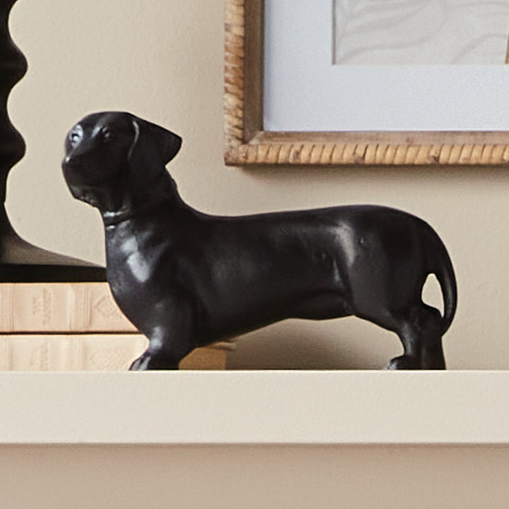 LOKI DOG SCULPTURE - Black