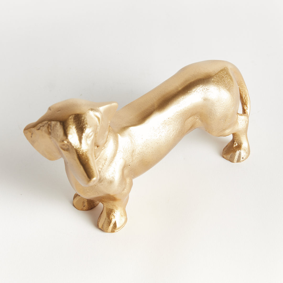 LOKI DOG SCULPTURE - Gold