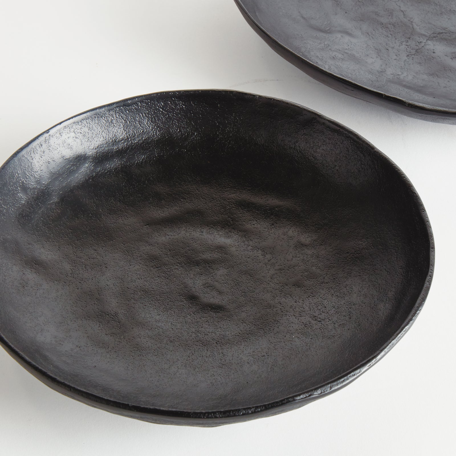 ASHWIN DECORATIVE BOWLS, SET OF 2 - Black