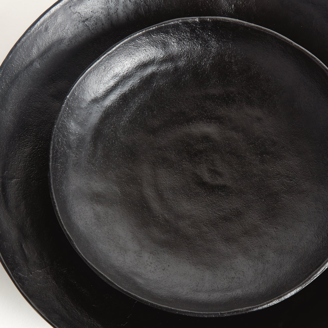 ASHWIN DECORATIVE BOWLS, SET OF 2 - Black