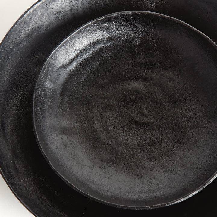 ASHWIN DECORATIVE BOWLS, SET OF 2 - Black
