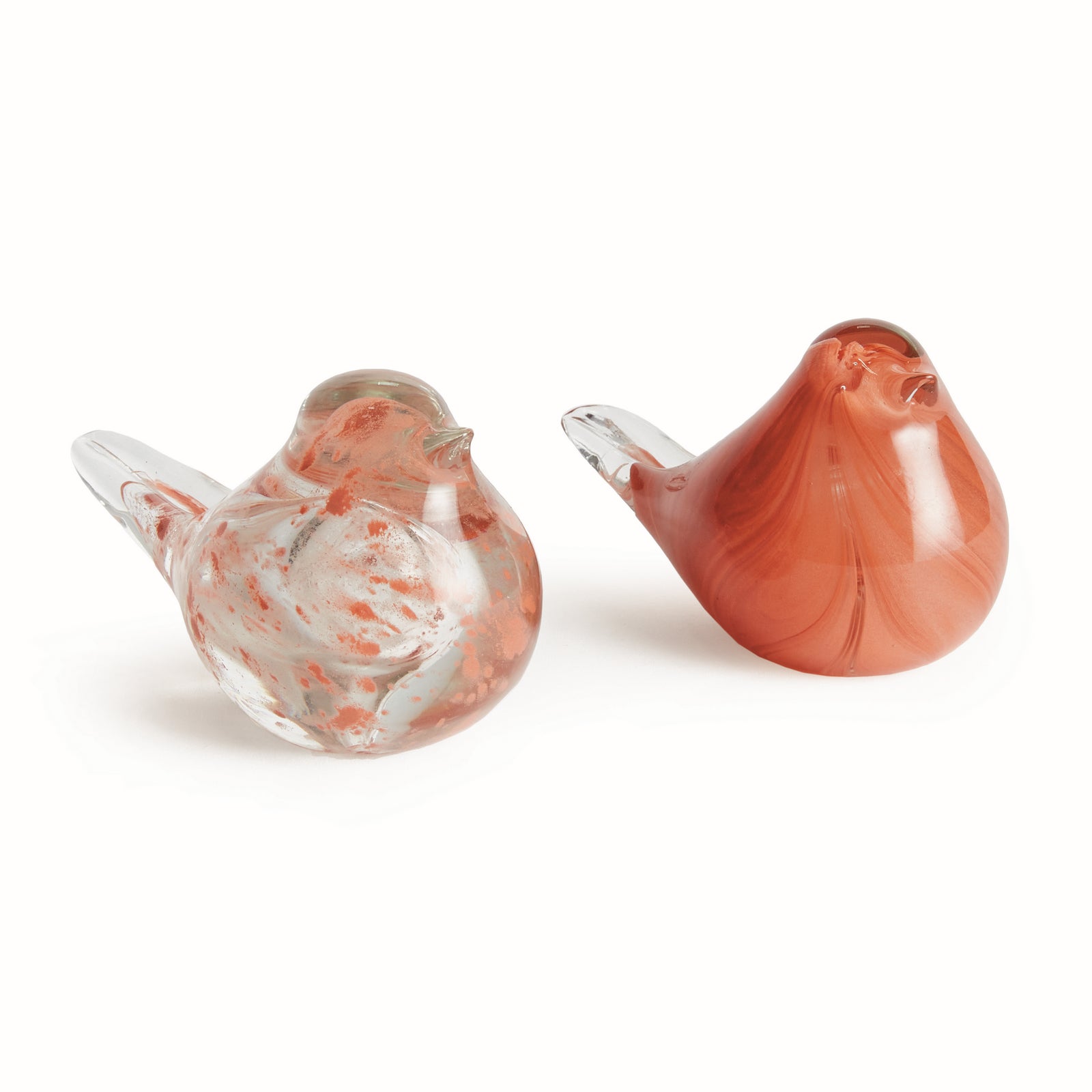 LITTLE FINCHES, SET OF 2 - Transparent Melon