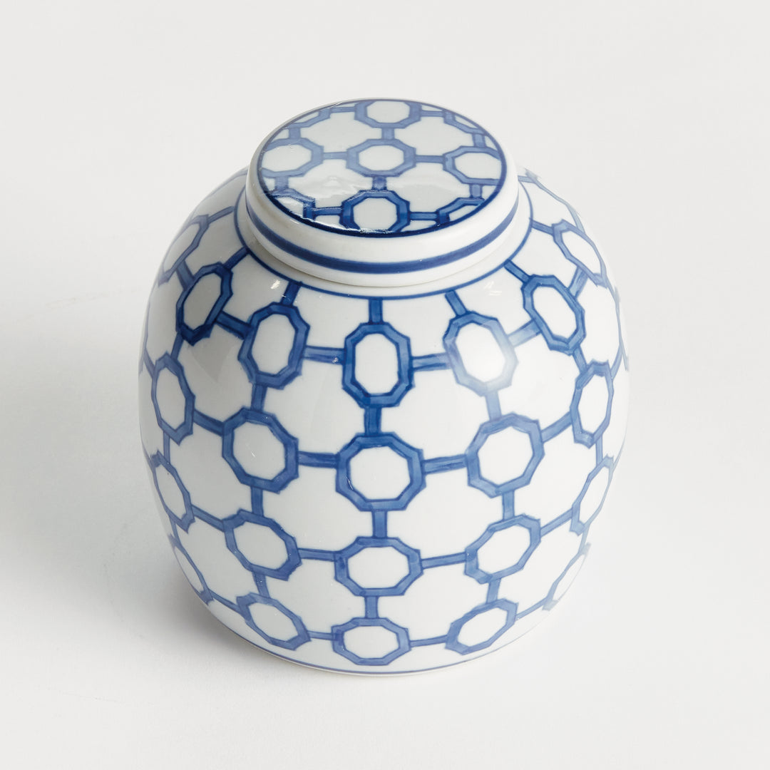 BARCLAY BUTERA DYNASTY LINK LIDDED JAR